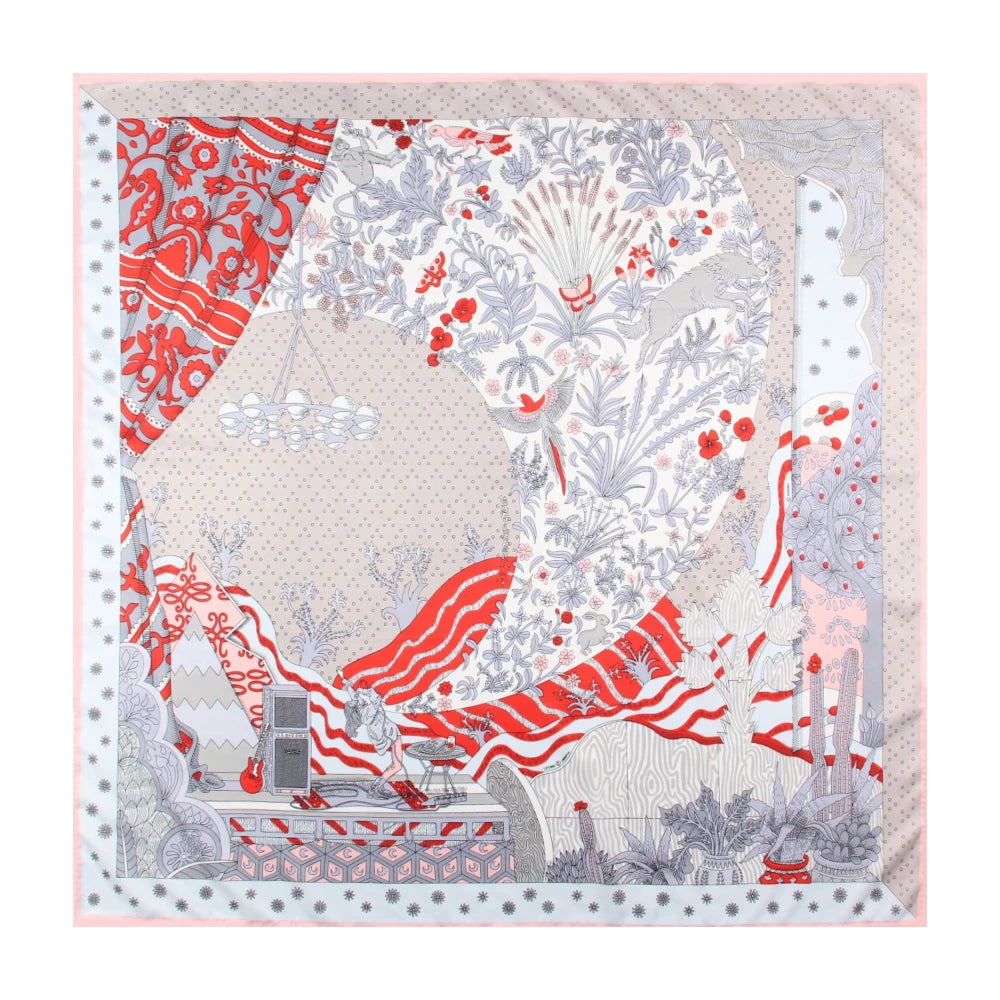 Hand Rolled Twill Silk Scarf