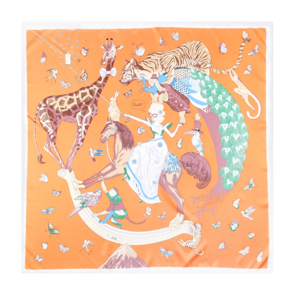 Hand Rolled Twill Silk Scarf