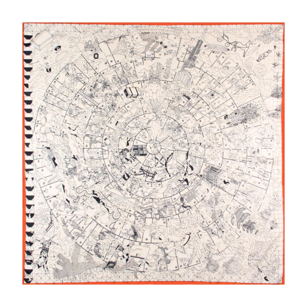 Hand Rolled Twill Silk Scarf