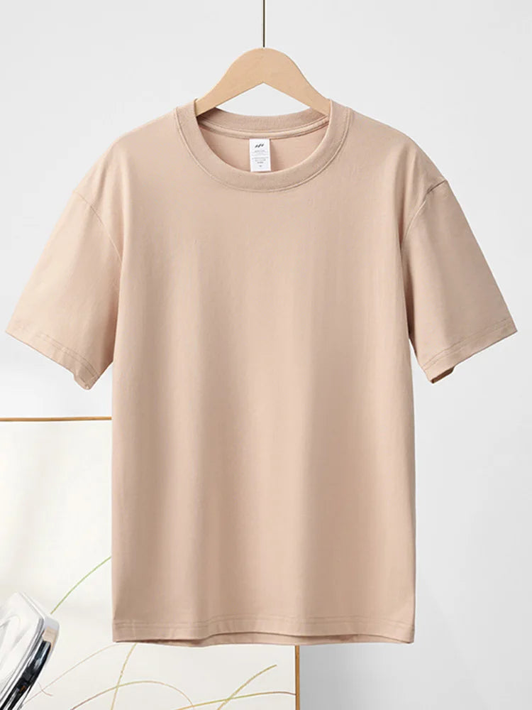 Oversize Cotton Basic T-Shirt