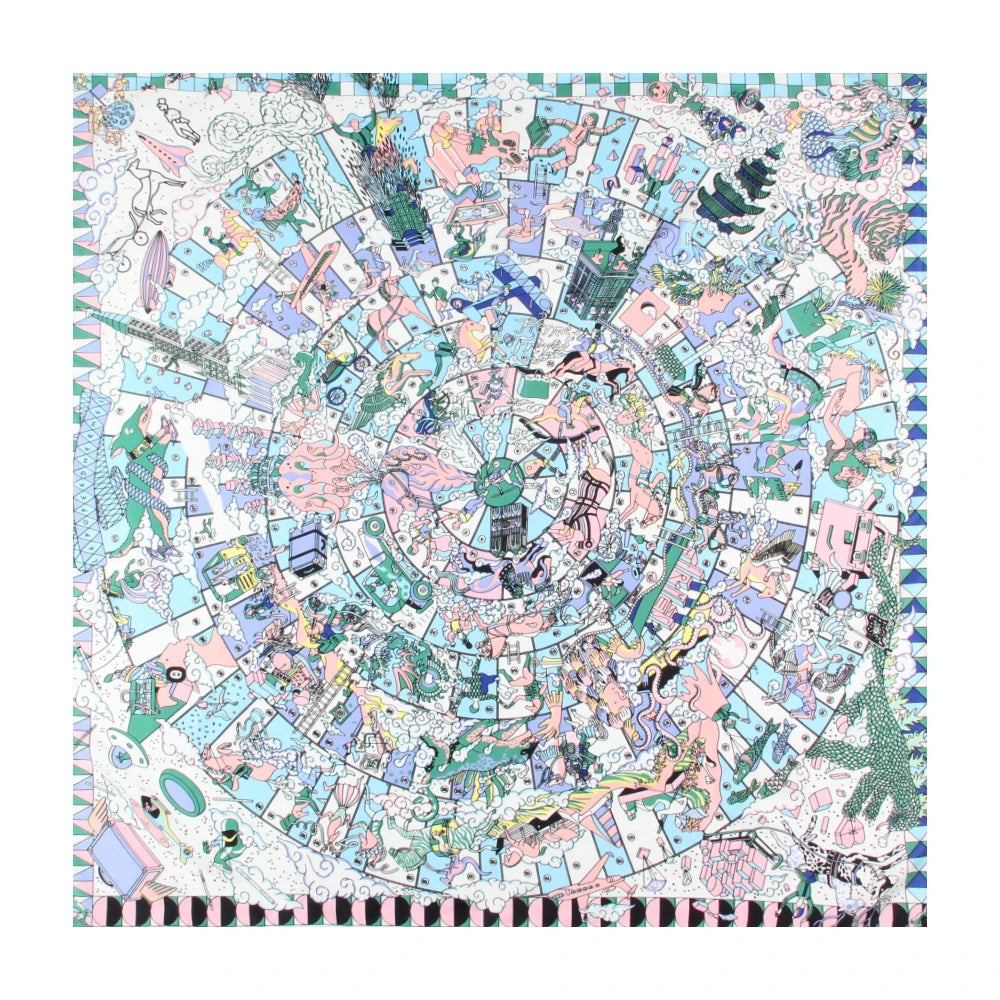 Hand Rolled Twill Silk Scarf