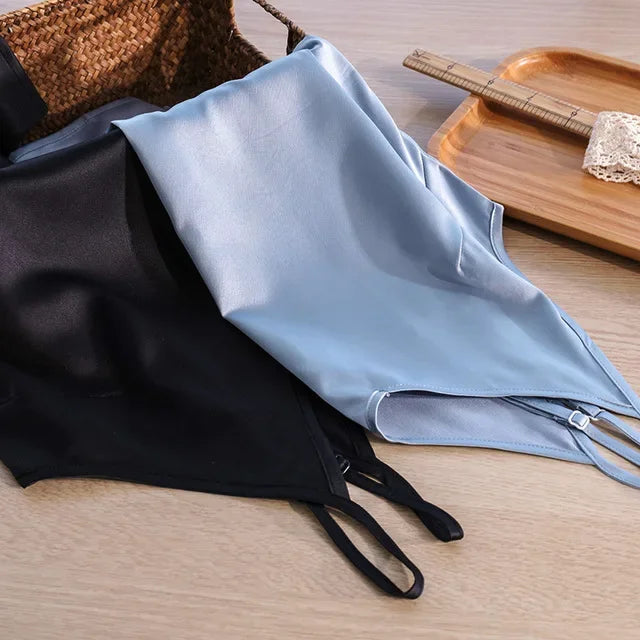 Satin Spaghetti Strap Tank Top