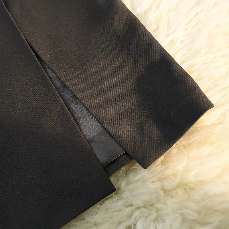Solid Pencil Skirt – High Waist, Mid-Calf