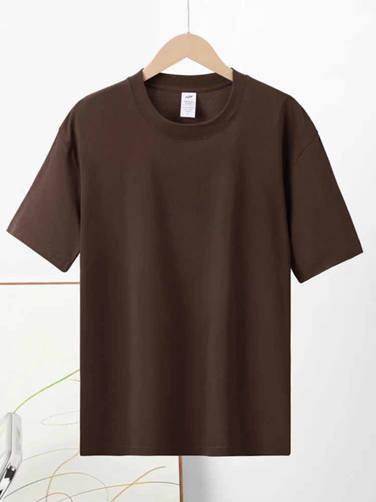 Oversize Cotton Basic T-Shirt