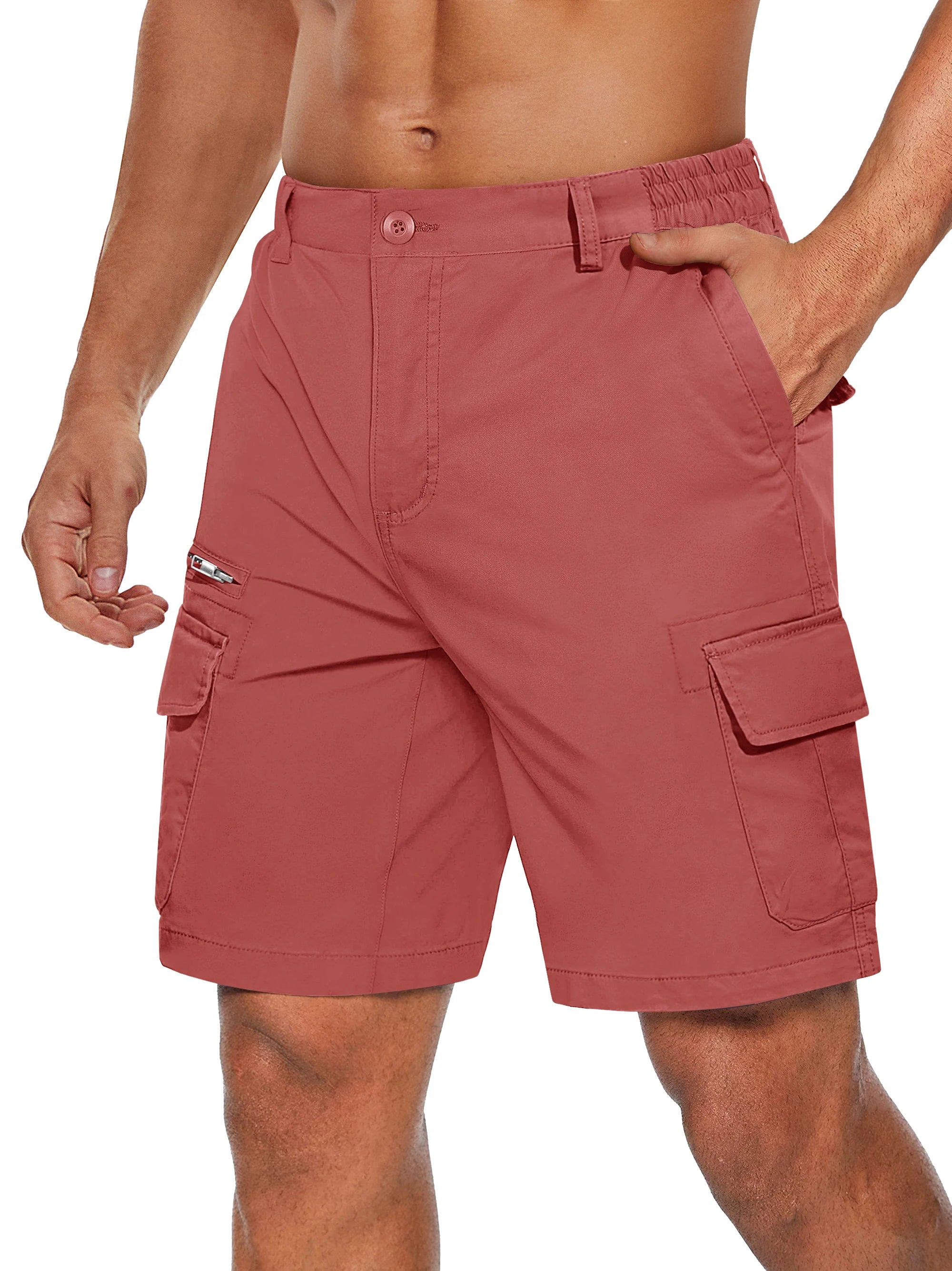 Summer Cotton Cargo Shorts