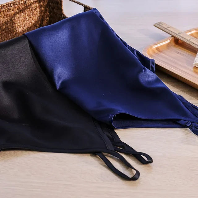 Satin Spaghetti Strap Tank Top