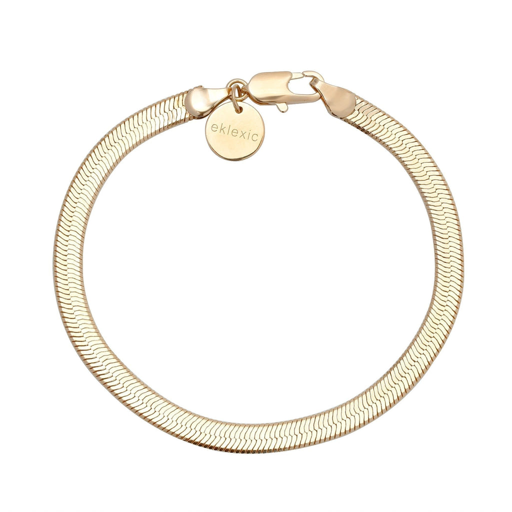Viper Chain Bracelet 5mm (brass with gold/silver plating)