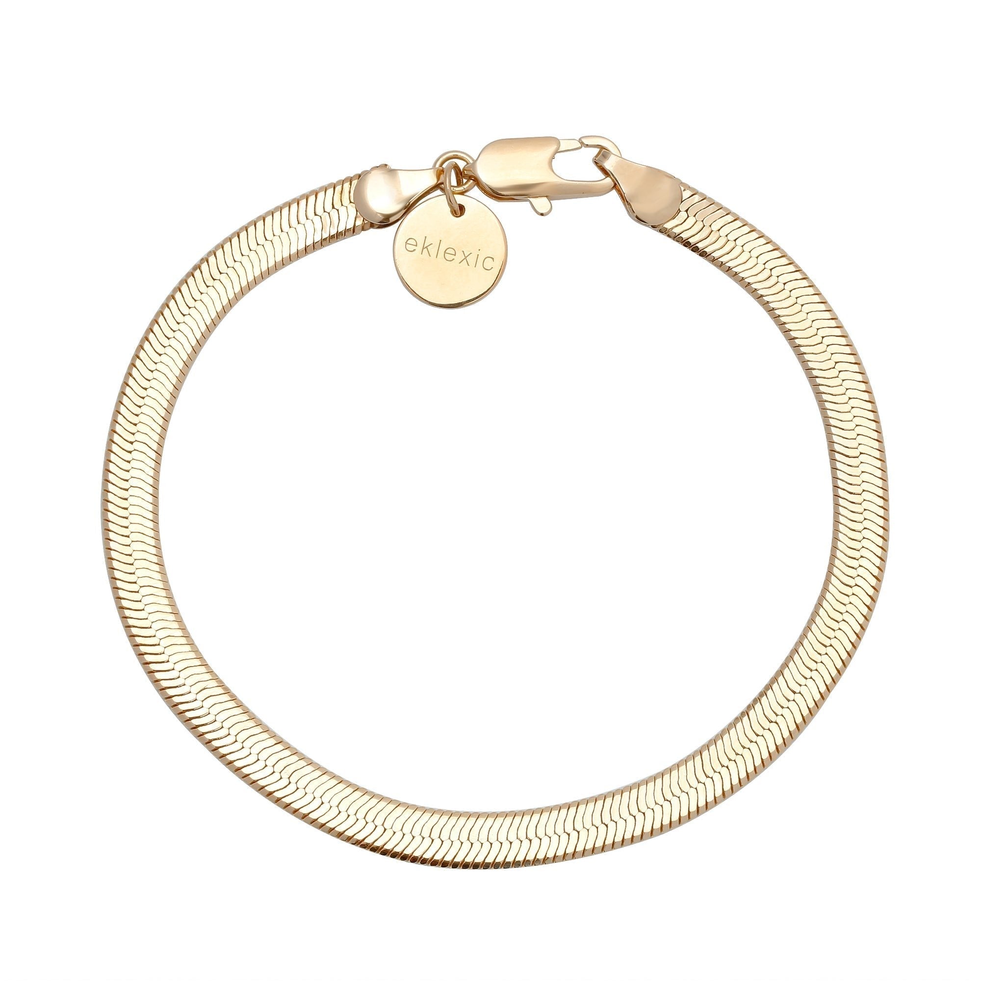 Viper Chain Bracelet 5mm (brass with gold/silver plating)