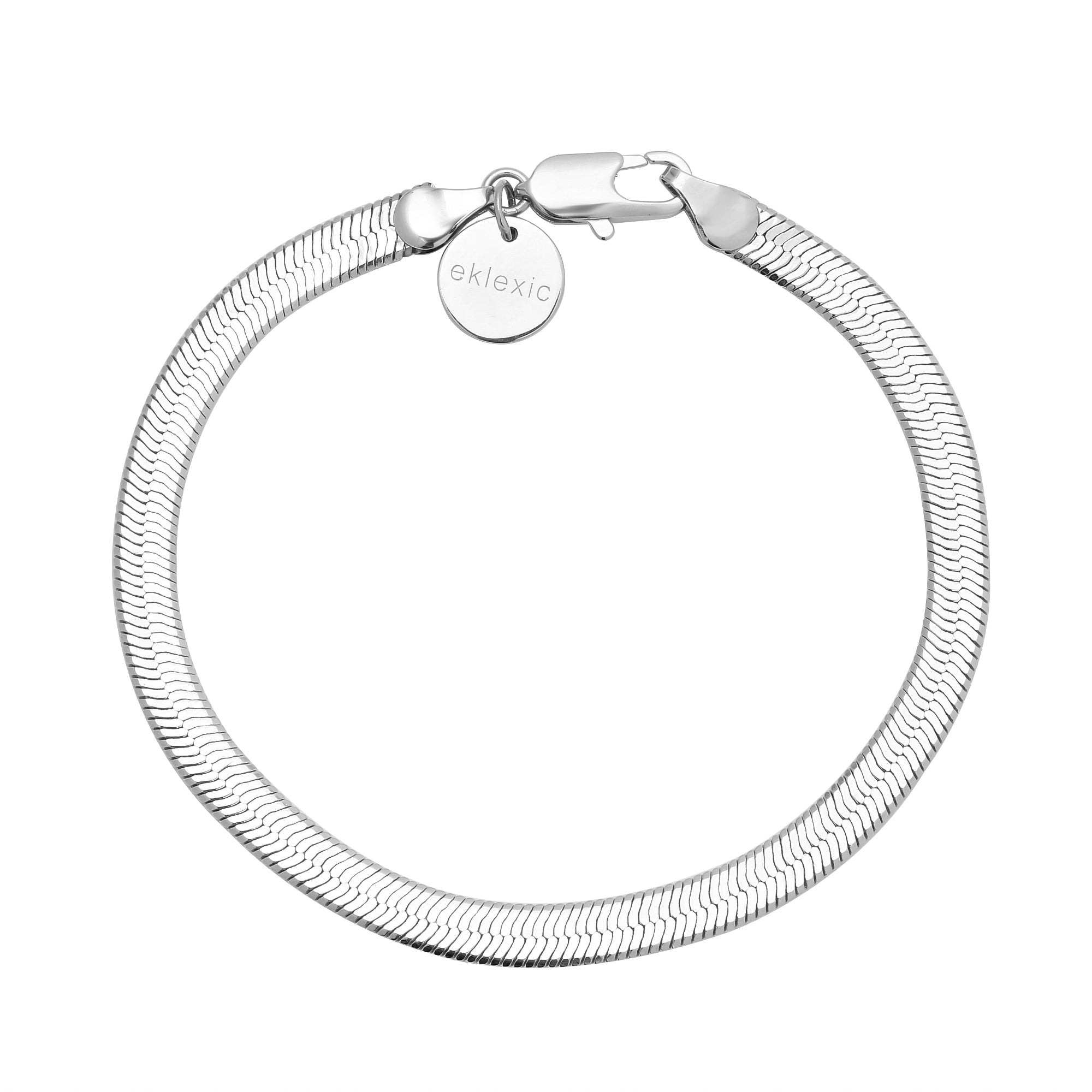 Viper Chain Bracelet 5mm (brass with gold/silver plating)