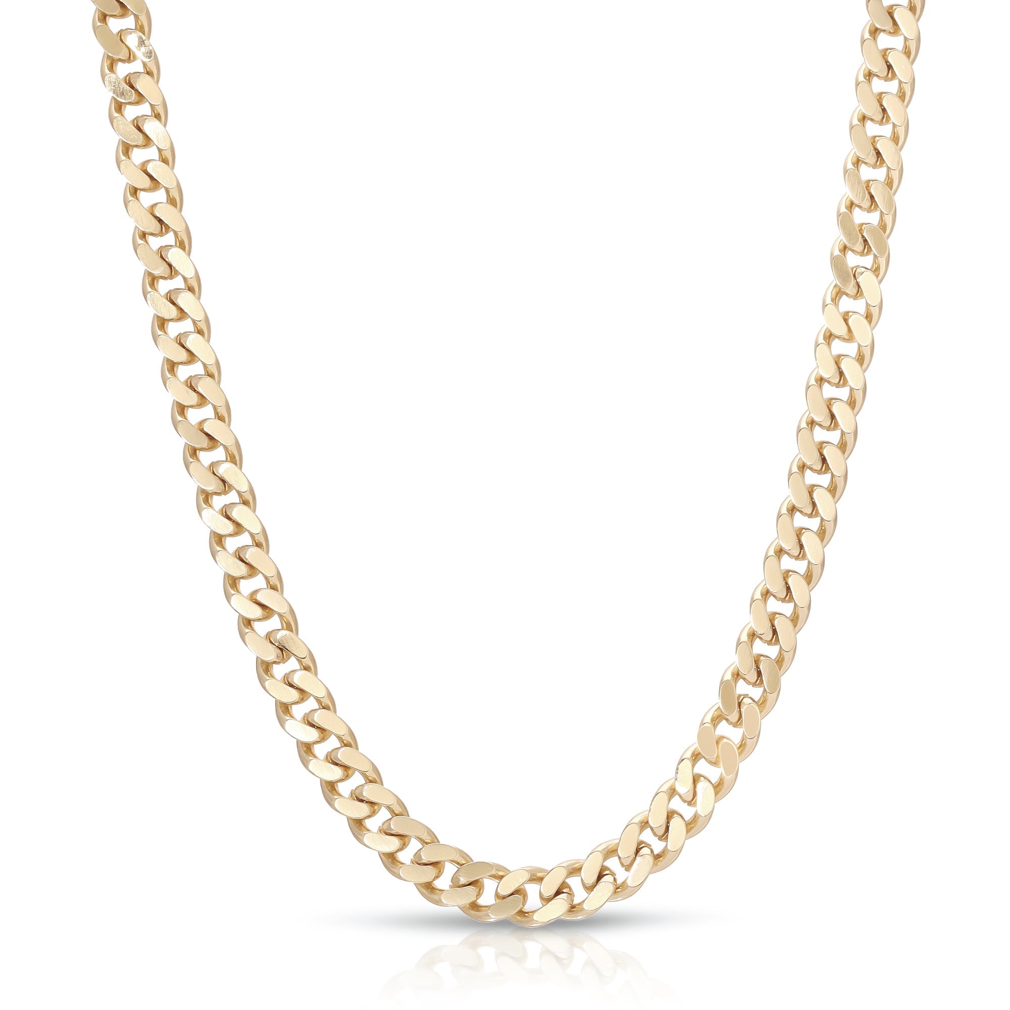 MICRO LINK CURB CHAIN NECKLACE by Eklexic