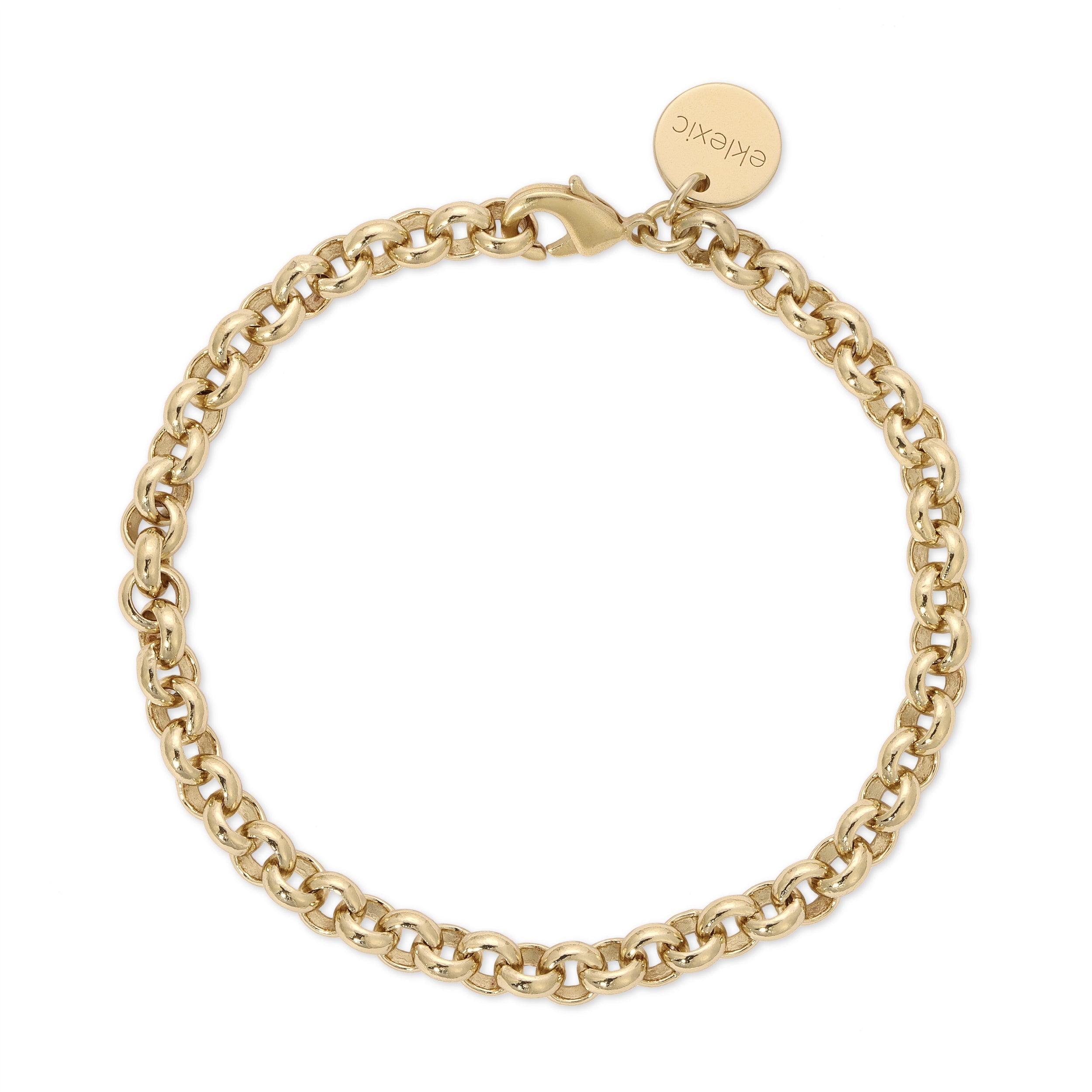 Micro Royal Rolo Chain Anklet by Eklexic