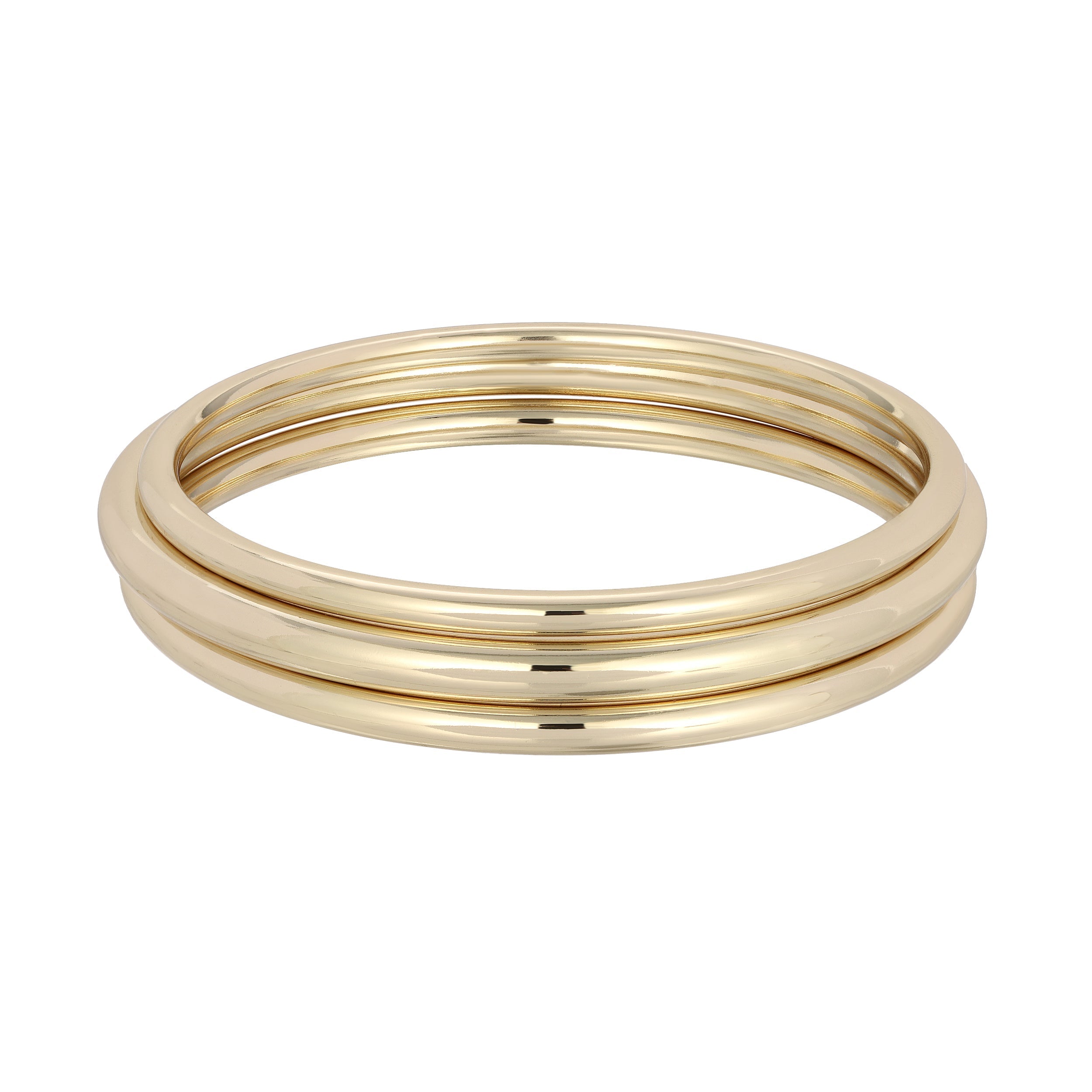 Round Classic Bangle by Eklexic