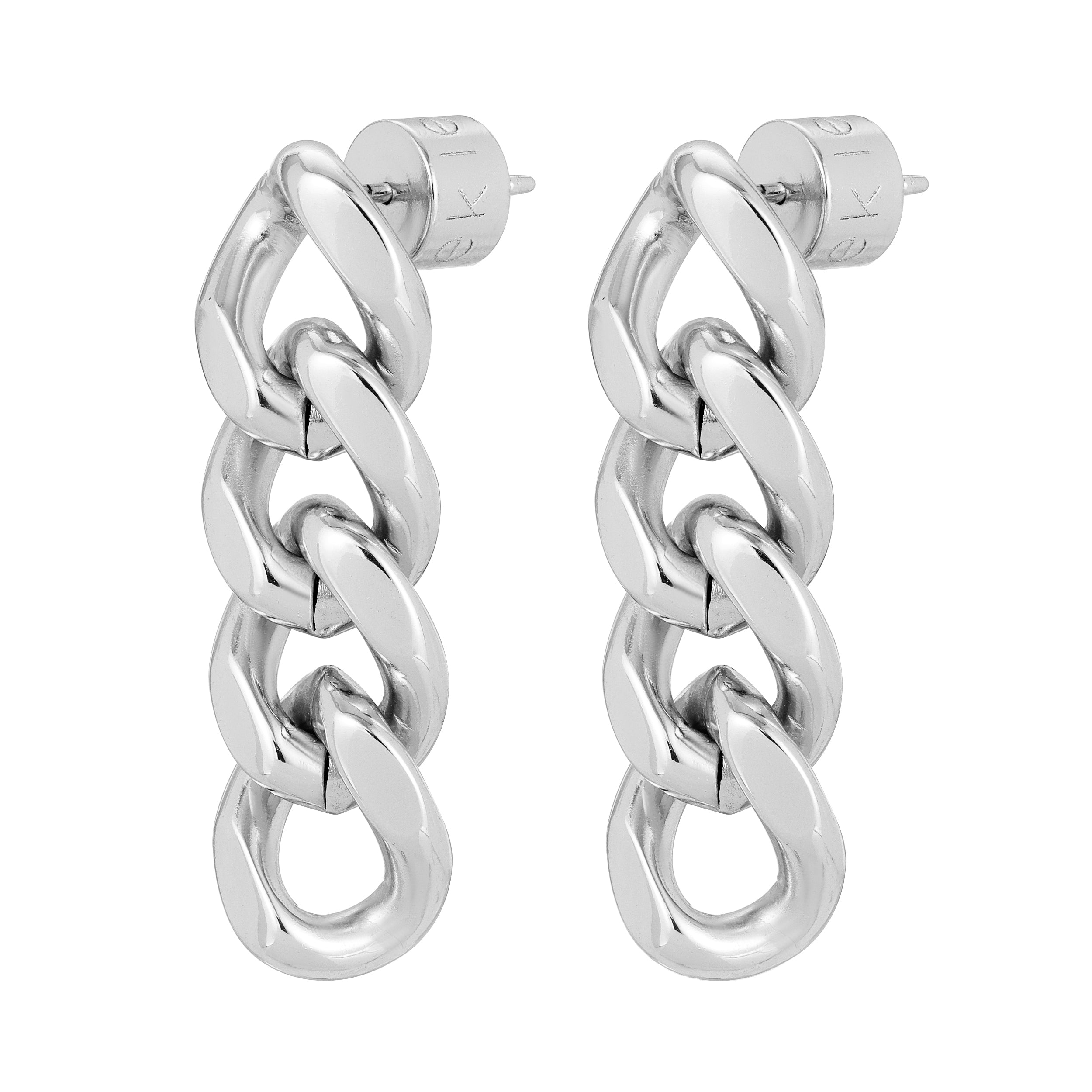 Valentina 4 Link Drop Earrings by Eklexic