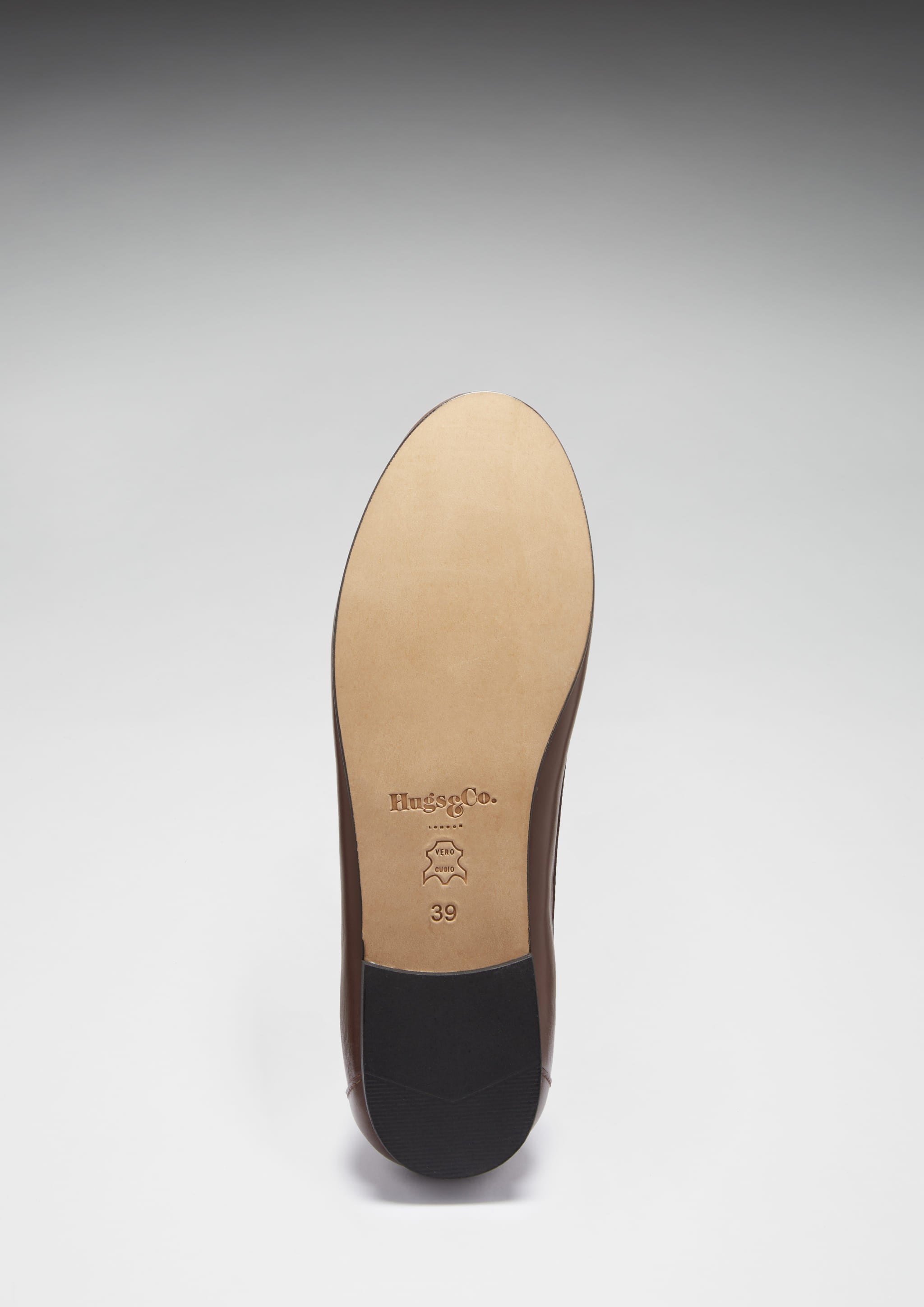 Penny Loafers Leather Sole - Brown Leather