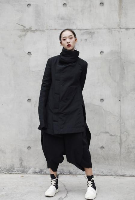 Masuku Collar Coat – Streetwear Cotton Jacket