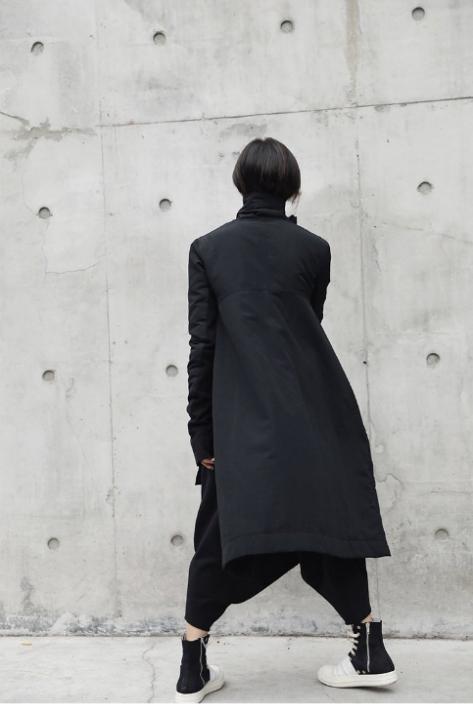 Masuku Collar Coat – Streetwear Cotton Jacket