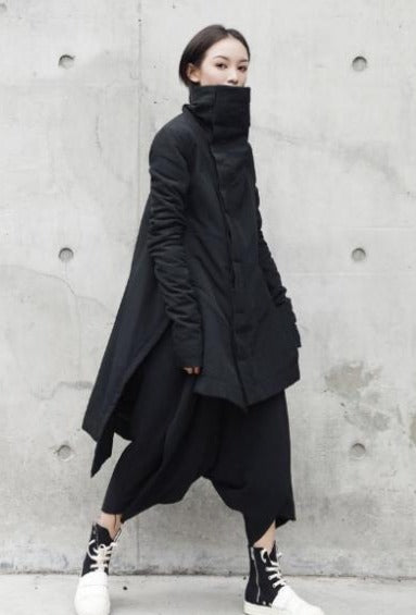 Masuku Collar Coat – Streetwear Cotton Jacket