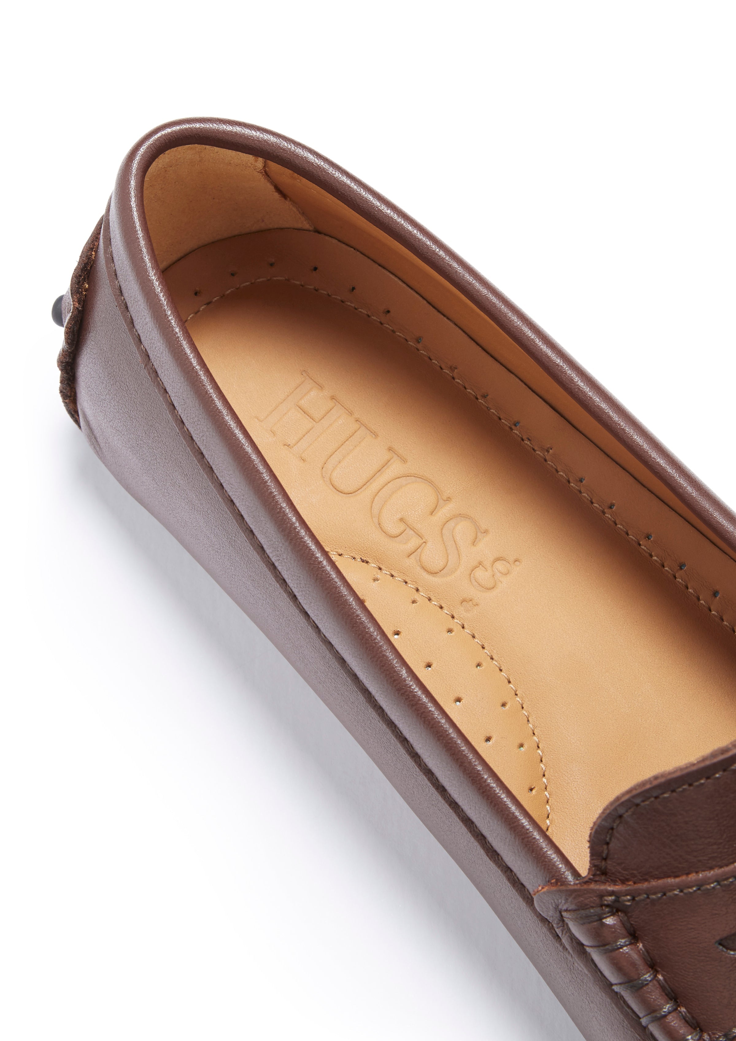 Penny Driving Loafers - Brown Leather