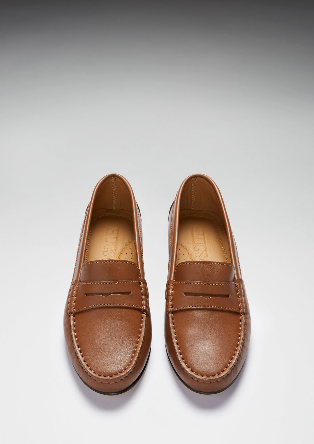 Penny Loafers Leather Sole - Tan Leather