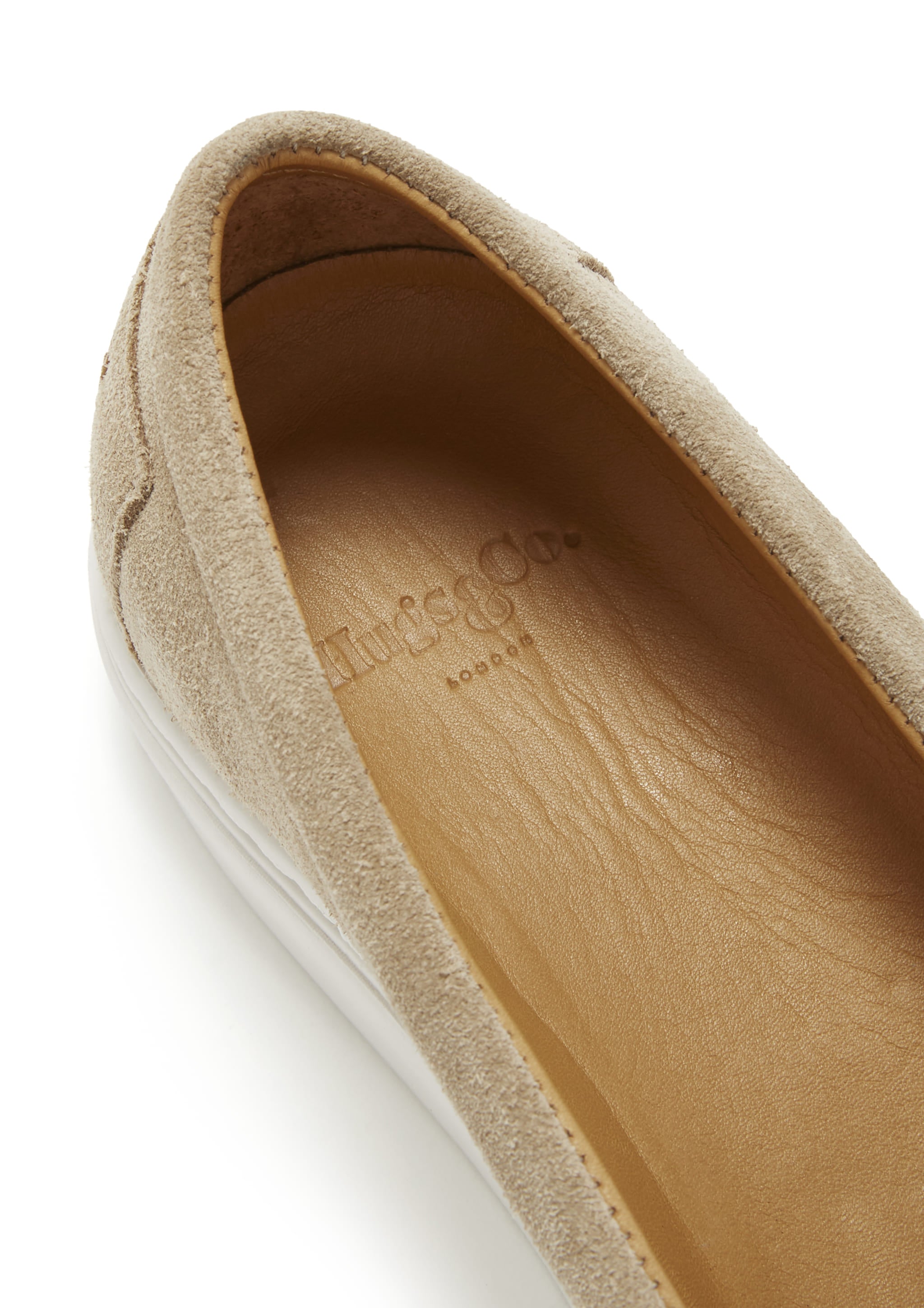 Slip-On Sneakers - Taupe Suede